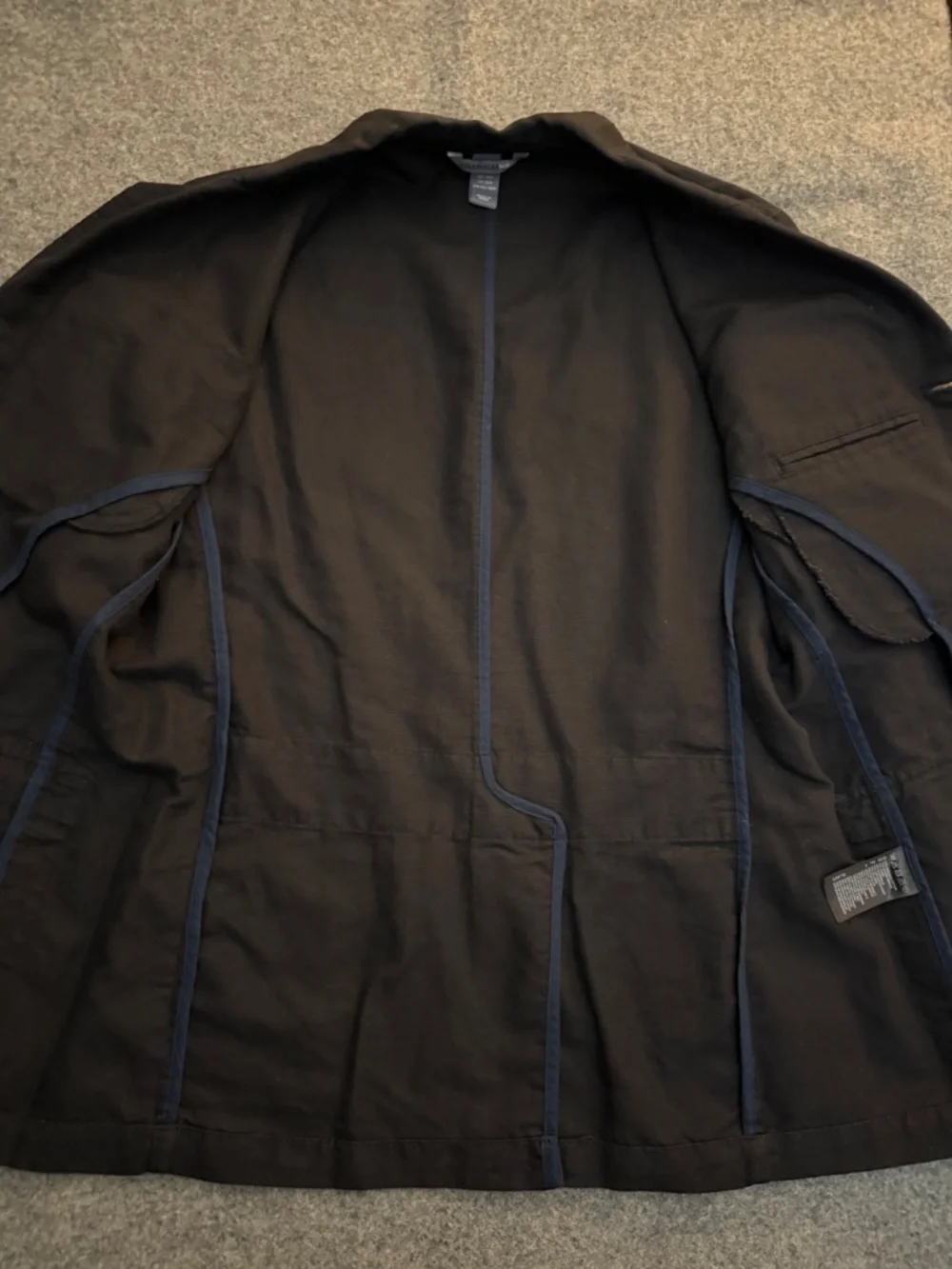 H&M Black Linen Blazer Jacket
